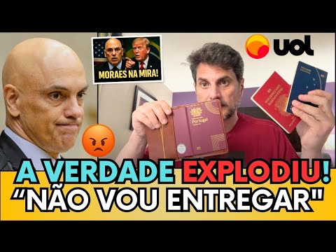 "MARCOS DO VAL ENFRENTOU MORAES" EXPÕS A VERDADE SOBRE PASSAPORTE E HUMILHOU JORNALISTA DA UOL