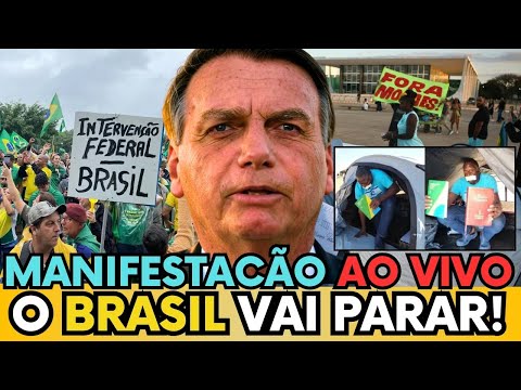 🔴 🇧🇷 MANIFESTAÇÃO DEPUTADO HELIO LOPES ACAMPA EM FRENTE AO STF EM APOIO A BOLSONARO!
