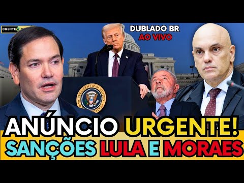 🚨TRUMP COMUNICADO URGENTE "M0R4ES PERSEGU4 E CENS3RA BOLSONAR0" DIPLOMACIA DOS EUA ALERTA O MUNDO!
