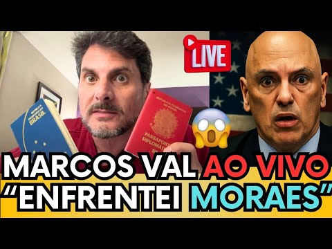 🔴  MARCOS DO VAL REVELOU "CARTA NA MANGA" NÃO VOU SER PRESO QUANDO VOLTAR AO BRRASIL!