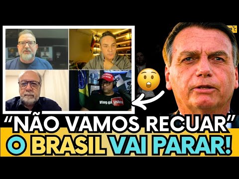 🛑🇺🇸 PITTOLI, ZUCCO E LISBOA FAZEM LIVE URGENTE!  "NÃO VAMOS RECUAR ATÉ O FINAL COM BOLSONARO"