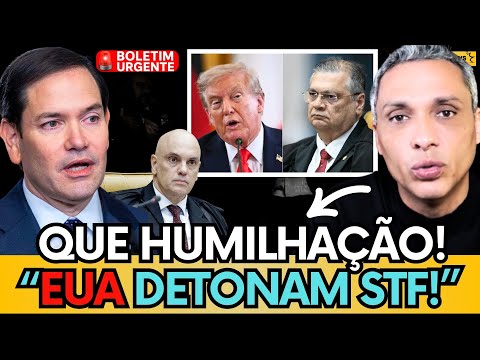 💣 GOVERNO TRUMP CHAMA MORAES DE “TÓXICO” E DÃO RECADO HUMILHANTE A FLAVIO DINO! VEJA!