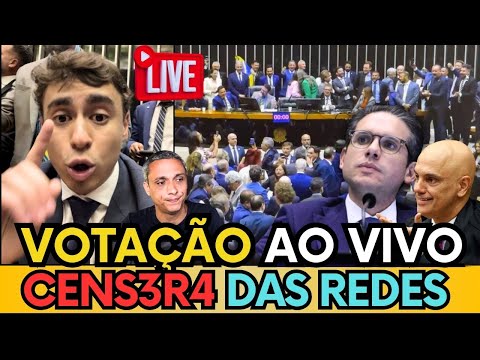 🔴 🇧🇷 DISCUSSÃO AO VIVO: NIKOLAS VAI PRA CIMA DA ESQUERDA CONTRA REGULAMENTAÇÃO DAS REDES!