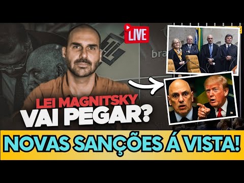 🛑🇺🇸 AGORA: EDUARDO REVELA O PLANO SECRETO DE TRUMP PARA MINISTROS DO STF! "NOVAS SANÇÕES "