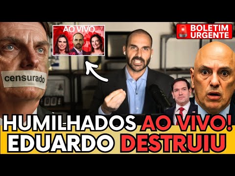 🔥"PEGOU FOGO"EDUARDO CALA ESQUERDISTAS AO VIVO APENAS COM FATOS! "FICARAM SEM RESPOSTA" ENTENDA
