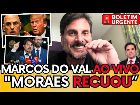 🔴  MARCOS DO VAL FAZ COMUNICADO URGENTE E EXPLICA TUDO "EU NÃO VOU PARAR" ASSISTA E ENTENDA