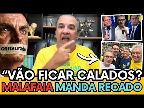 🚨 MALAFAIA NÃO PERDOA E MANDA RECADO PARA! RATINHO, TARCISIO E ZEMA VÃO FICAR CALADOS ATÉ QUANDO?