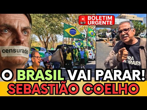 🔴😱 "VOCÊS VÃO CAIR, SEUS CANALHAS!’ SEBASTIÃO COELHO FAZ MANIFESTAÇÃO E MANDA RECADO QUENTE!