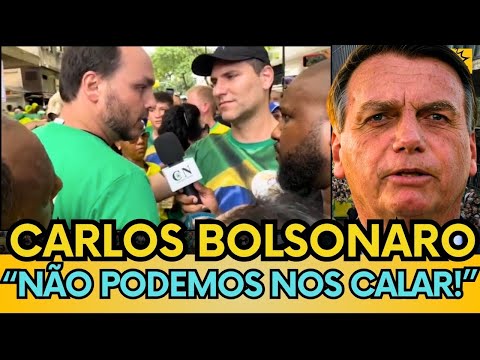 🚨 EXCLUSIVO! CARLOS BOLSONARO EXPÕE VERDADES NA MANIFESTAÇÃO! #bolsonaro #política