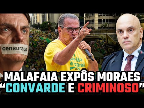 🔥 MALAFAIA FALA SOBRE PRISÃO DE BOLSONARO“SE TEM UM CRIMINOSO, É MORAES!”