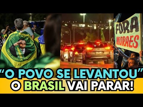 🇧🇷O BRASIL REAGIU:  BOLSONARO PERSEGUIDO! O POVO FOI PARA AS RUAS!