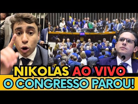 🛑 URGENTE NIKOLAS E OPOSIÇÃO FAZEM PROTESTO NO CONGRESSO E MOTTA AMEAÇA CASSAR DEPUTADOS POR 6 MESES
