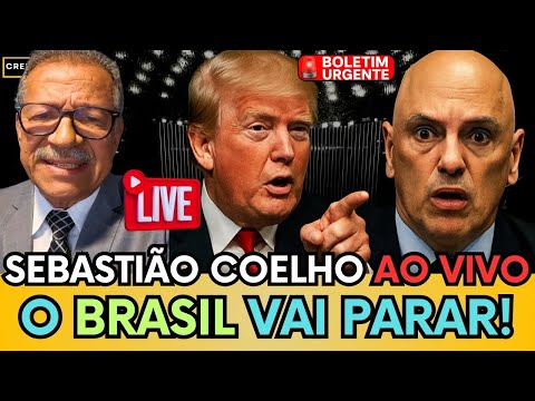 🔴 SEBASTIÃO COELHO FAZ LIVE URGENTE E EXPÔS OS PLANOS DA DIREITA PARA COMBATER A TIRANIA!