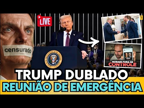🚨TRUMP CONVOCA REUNIÃO URGENTE NA CASA BRANCA COM EDUARDO E FIGUEIREDO "FUTURO DO BRASL"