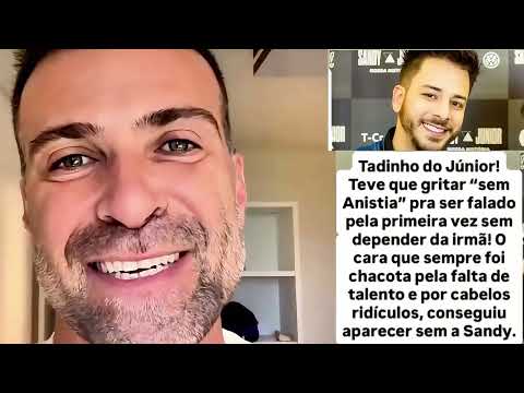 🚨 O IRMÃO DA SANDY PASSOU VERGONHA: Tentou aparecer sem a irmã e apelou pro “SEM ANISTIA”! ASSISTA!
