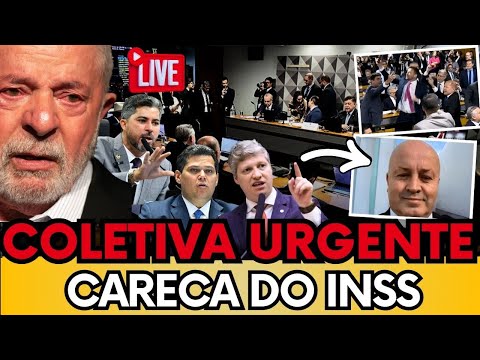 🚨 URGENTE:  EM COLETIVA CARLOS VIANA FALA DA DECISÃO DA CPMI APÓS CARECA DO INSS CANCELAR DEPOIMENTO