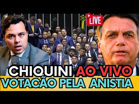 🔴 CHIQUINI FAZ LIVE E FALA SOBRE A VOTAÇÃO HISTÓRICA PELA ANISTIA! ASSISTA AGORA