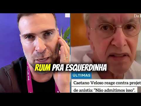 🚨 “TÃO CHORANDO NÉ” PILHADO HUMILHA CAETANO VELOSO E EXPÕE A ESQUERDA NO BRASIL!