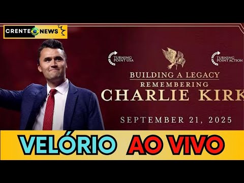 🔴  DIRETO DOS EUA FUNERAL E HONENAGENS A CHARLIE KIRK, ASSIATA AO VIVO!