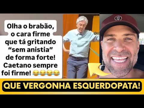 🚨 PILHAD DESMASCARANDO CAETANO VELOSA! “CANTOR SURTA E GRITA “SEM ANISTIA” EM NOVO VÍDEO! VEJA!