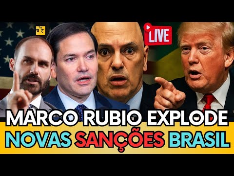 🛑URGENTE: MARCO RUBIO EXPLODE CONTRA MORAES, SANÇOES DO EUA ABALAM STF DIZ EDUARDO BOLSONARO - VEJA!