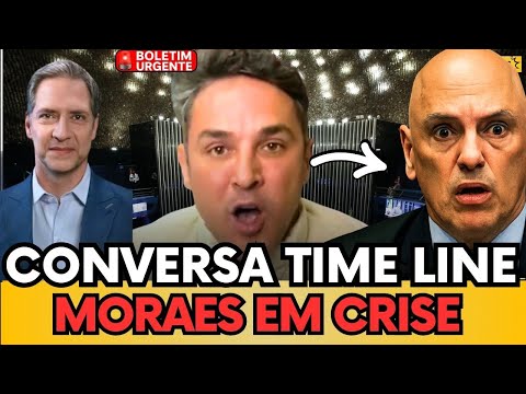🚨 AO VIVO:CONVERSA TIME LINE "FRAGILIDADE DE MORAES, VISTOS CAÇADOS E DANÇA DOS CARGOS- ASSISTA!