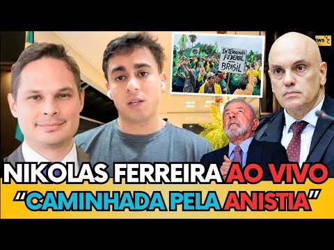 🚨 AGORA: NIKOLAS FERREIRA ANUNCIA "CAMINHADA PELA ANISTIA" EM BRASILIA DIA 7 DE OUTUBRO - ASSISTA