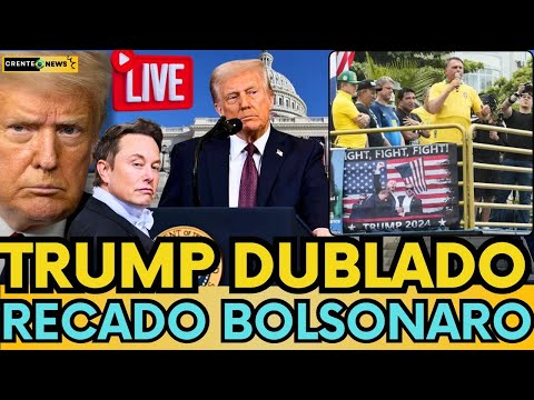 🚨AO VIVO: TRUMP FAZ DISCURSO URGENTE - RECADO PARA BOLSONARO? - TRUMP DUBLADO BR #trump #bolsonaro