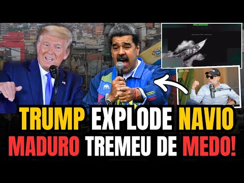 🚨 TRUMP DETONA NAVIO VENEZUELA E MADURO TREME DE MEDO!