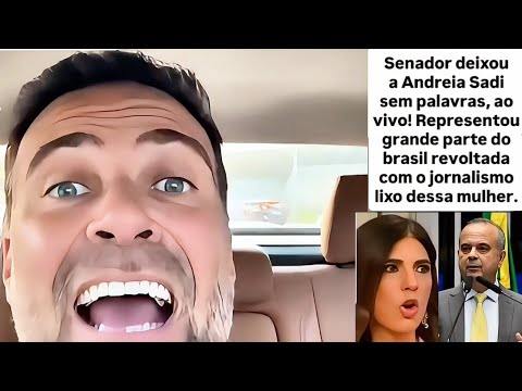 💥 SENADOR EXPÕE MANIPULAÇÃO DA APRESENTADORA AO VIVO!