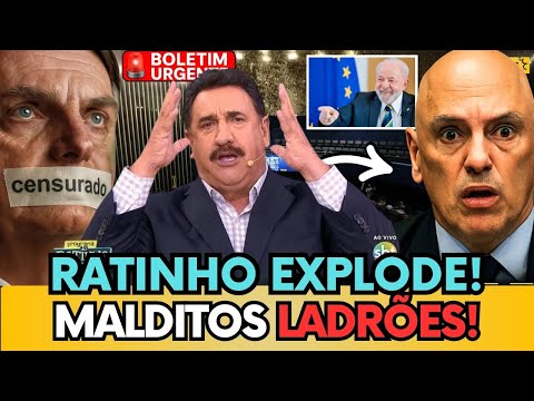 🔴 “TÁ NOJO! LADRÕES CANALHAS!” — DESABAFO DE RATINHO