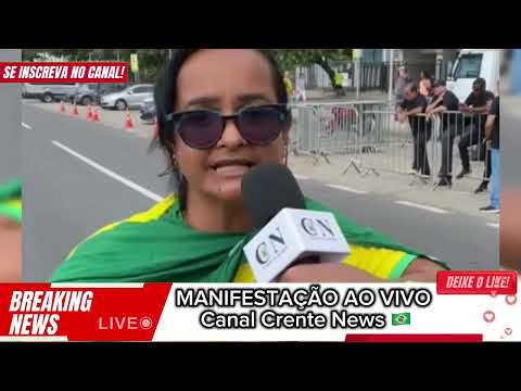 🛑 AGORA ”FORA LULA E FORA MORAES   ENTREVISTA MANIFESTAÇÃO EM COPACABANA