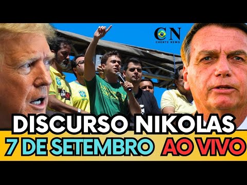 🔴 🇧🇷 AGORA: "VAMOS APROVAR A ANISTIA DE QUALQUER JEITO"DISCURSO DE NIKOLAS MANIFESTAÇÃO HOJE!
