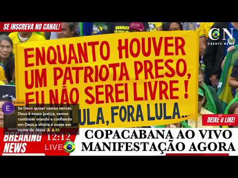🔴 🇧🇷  MANIFESTAÇÃO EM COPACABANA: 7 DE SETEMBRO MULTIDÃO DE PATRITOAS NAS RUAS