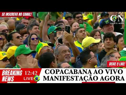 🔴🇧🇷 ORAÇÃO EMOCIONA COPACABANA UM CLAMOR PELO BRASIL COM UMA MULTIDÃO DE PATRITOAS!