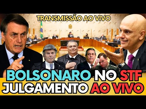 🚨 AO VIVO: JULGAMENTO DE BOLSONARO NO STF, TRANSMISSÃO AO VIVO 🔴