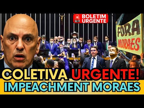 🚨 URGENTE: COLETIVA URGENTE!! SENADORES PEDEM IMPEACHMENT DE MORAES