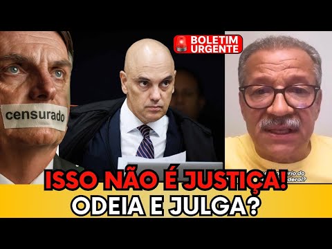 🚨 MORAES CONDENA BOLSONARO! “Juiz não pode julgar seu inimigo!” – Revolta nas redes!
