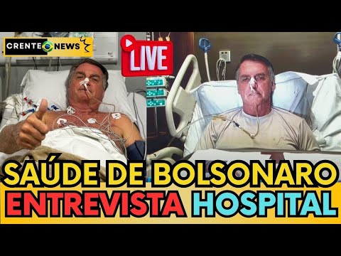 🔴 AO VIVO: BOLSONARO MANIFESTAÇÃO EM APOIO EM FRENTE AO HOSPITAL! COBERTURA COMPLETA