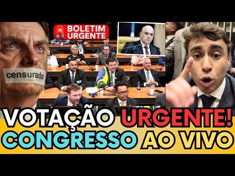 🔴 VOTAÇÃO AO VIVO: BOLSONARISTAS VÃO CIMA DA ESQUERDA CONTRA O PL DO CR!M3 CONTRA CR!4NC4, ASSISTA!