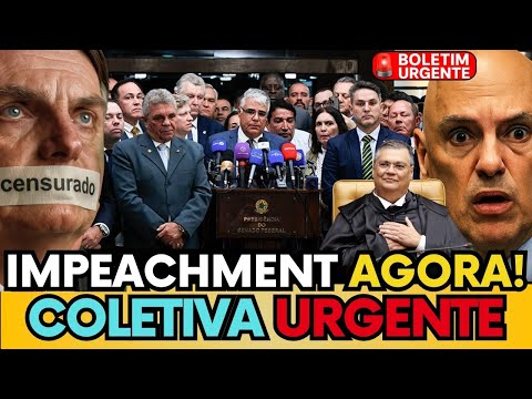 🚨 URGENTE: SENADORES VÃO PRA CIMA E ASSINAM PEDIDO DE IMPEACHMENT DE FLAVIO DINO, ASSISTA AO VIVO!
