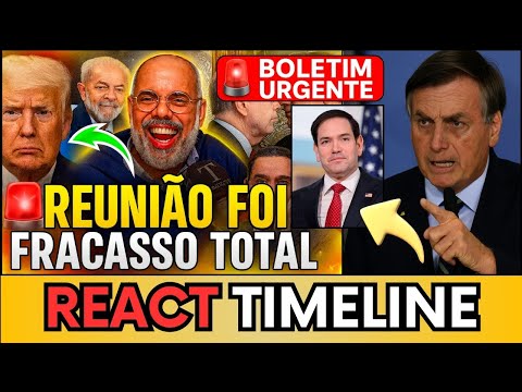 🔴 URGENTE:MARCO RUBIO DETONA GOVERNO LULA!TRUMP DÁ ULTIMATO A MADURO! REACT TIME LINE!
