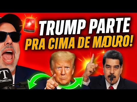 🚨 VAZOU! TRUMP DEU O SINAL E MADURO ENTROU EM PÂNICO!