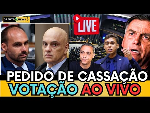 🔴 VOTAÇÃO AO VIVO: ESQUERDA VAI PRA CIMA E PEDE CASSAÇÃO DE EDUARDO BOLSONAORO!  ASSISTA AO VIVO!