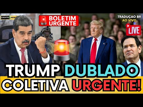 🚨 TRUMP FAZ COMUNICA URGENTE: O FIM DE MADURO NA VENEZUELA?  AÇÃO MILITAR CONTRA MADURO! 😱💥