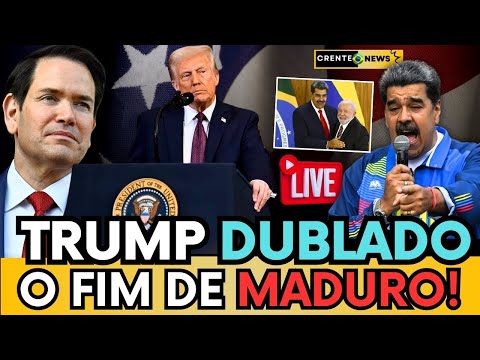 💣 BOMBA: TRUMP FAZ COLETIVA URGENTE E MANDA RECADO DURO PARA MADURO “O FIM ESTÁ PRÓXIMO"