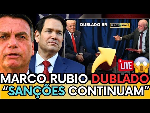🔴 URGENTE:MARCO RUBIO DETONA E REVELA DETALHE DA DREUNIÃO COM RECADO DIRETO A BOLSONARO, ASSISTA!