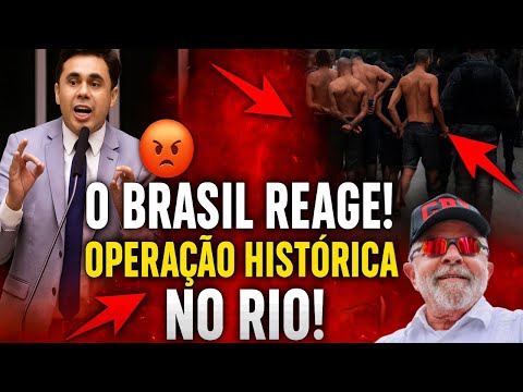 🔥💣 ESQUERDA EM SURTO! NIKOLAS DEFENDE A POLÍCIA E APOIA A FAXINA NO RIO: “BANDO DE HIPÓCRITAS!” 🚨