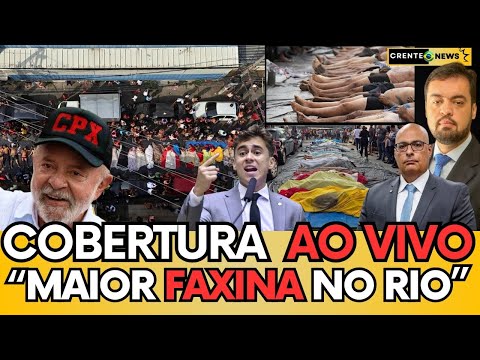 🚨 CLIMA DE TENSÃO - COBERTURA COMPLETA DA MEGA OPERACÃO NO RIO COM DETALHES - ACOMPANHE AO VIVO