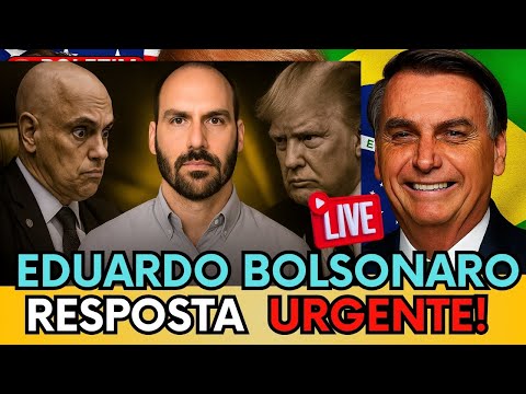 🚨AO VIVO! EDUARDO EXPÕE OS BASTIDORES DO ENCONTRO ENTRE LULA E TRUMP! “O BRASIL VAI SABER A VERDADE"